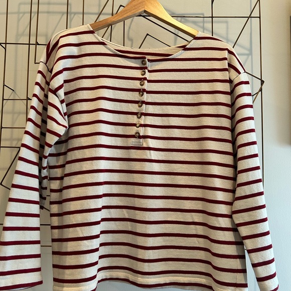 Sezane Gatsby Mariniere (Red/Ecru) - Picture 2 of 7